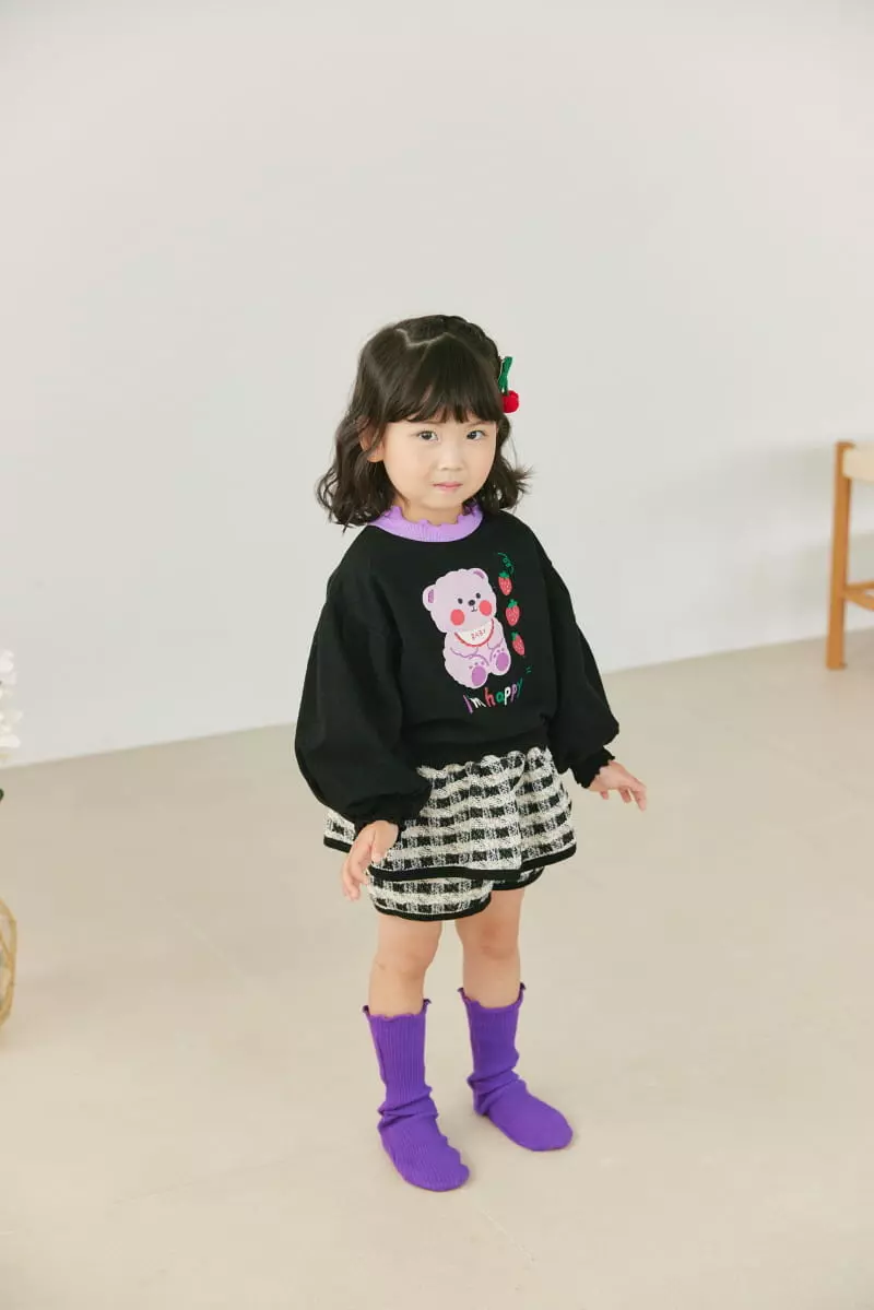 Orange Mom - Korean Children Fashion - #discoveringself - Strawberry Sweatshirt - 8