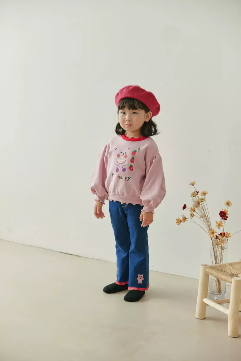 Orange Mom - Korean Children Fashion - #discoveringself - Color Bear Pants - 12