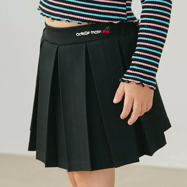 Orange Mom - Korean Children Fashion - #fashionkids - Cherry Skirt Pants