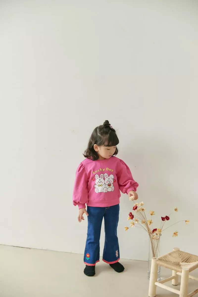 Orange Mom - Korean Children Fashion - #kidsstore - Rabbit Sweatshirt - 12