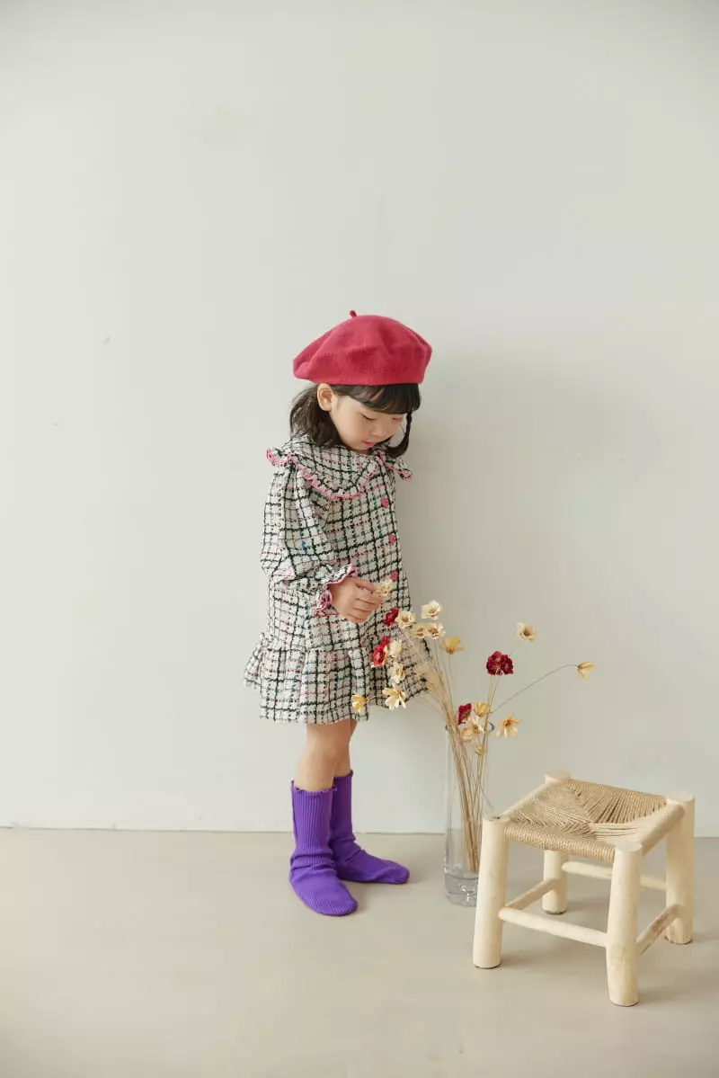 Orange Mom - Korean Children Fashion - #littlefashionista - Twid One-piece - 6
