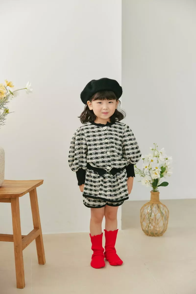 Orange Mom - Korean Children Fashion - #littlefashionista - Twid Cardigan - 3