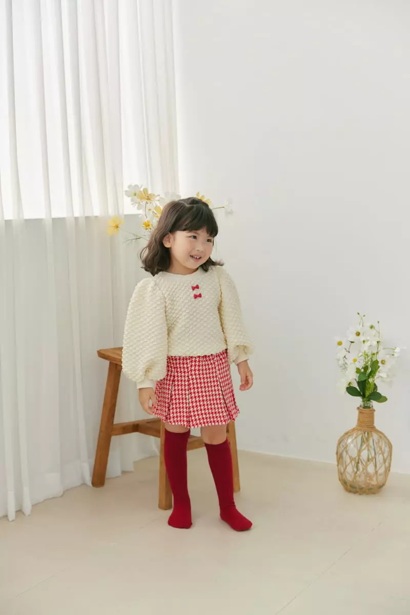 Orange Mom - Korean Children Fashion - #littlefashionista - Twid Wrinkle Skirt Pants - 7