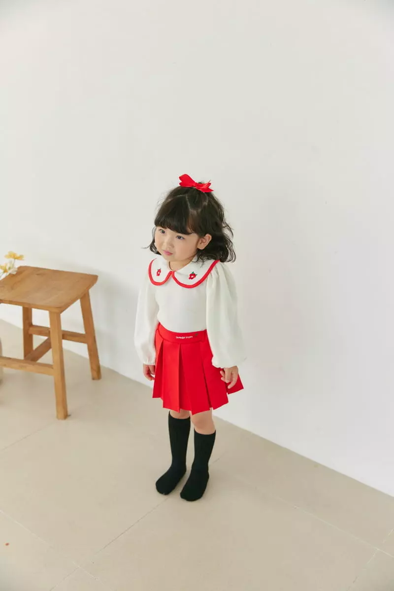 Orange Mom - Korean Children Fashion - #magicofchildhood - Flower Blouse - 4