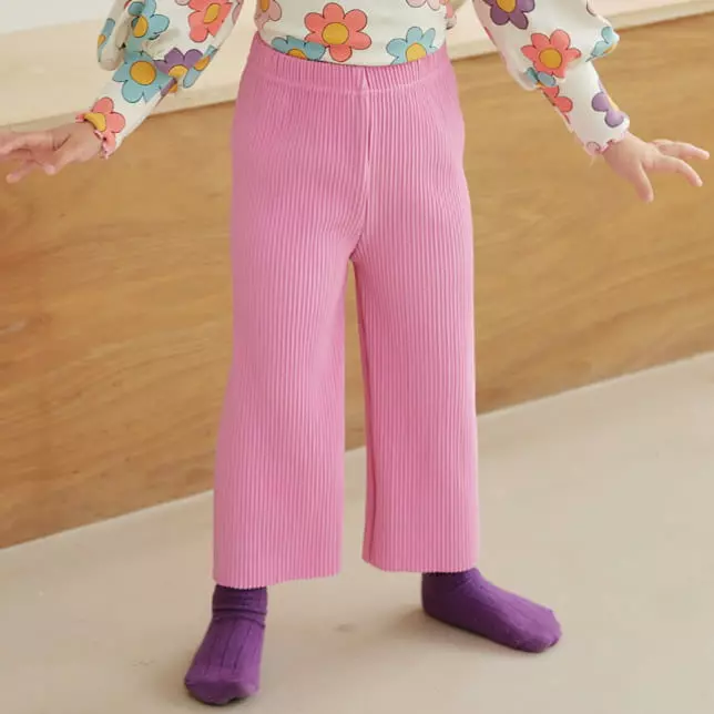 Orange Mom - Korean Children Fashion - #minifashionista - Wrinkle Pants
