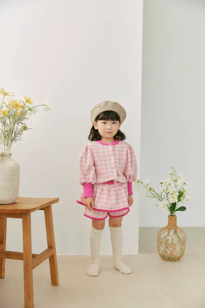 Orange Mom - Korean Children Fashion - #prettylittlegirls - Twid Cardigan - 6