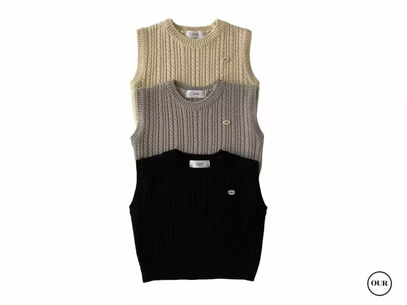 Our - Korean Children Fashion - #childrensboutique - Cozy Knit Vest