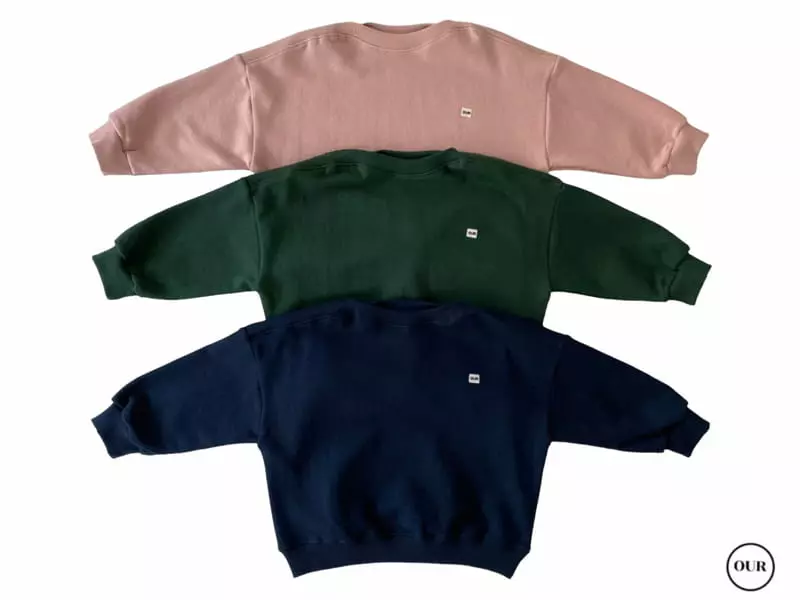 Our - Korean Children Fashion - #kidsshorts - Boat Neck Sweatshirt