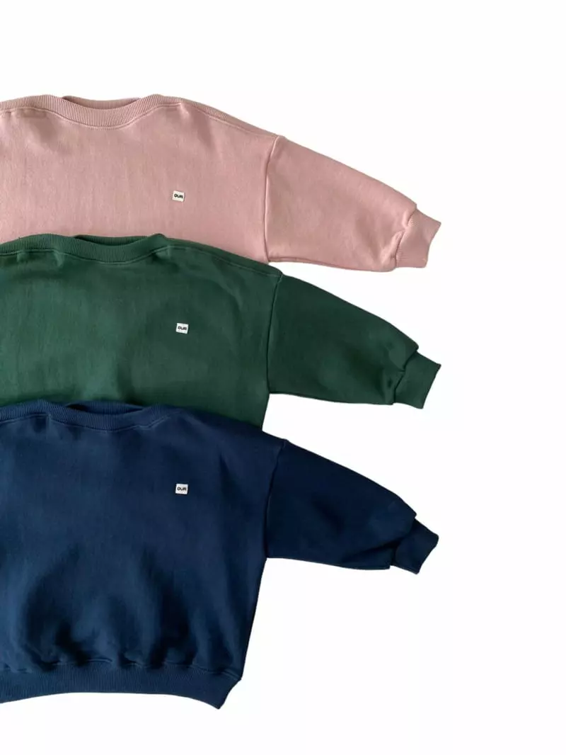 Our - Korean Children Fashion - #kidsstore - Boat Neck Sweatshirt - 2