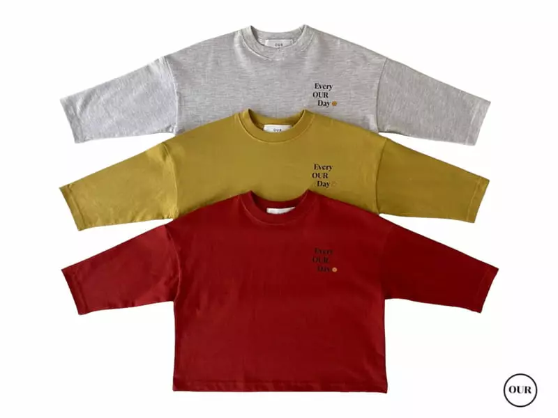 Our - Korean Children Fashion - #prettylittlegirls - Our Day Tee