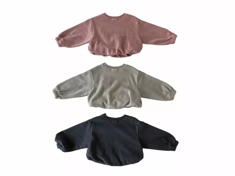 Our - Korean Children Fashion - #prettylittlegirls - Volume Crop Sweatshirt - 9