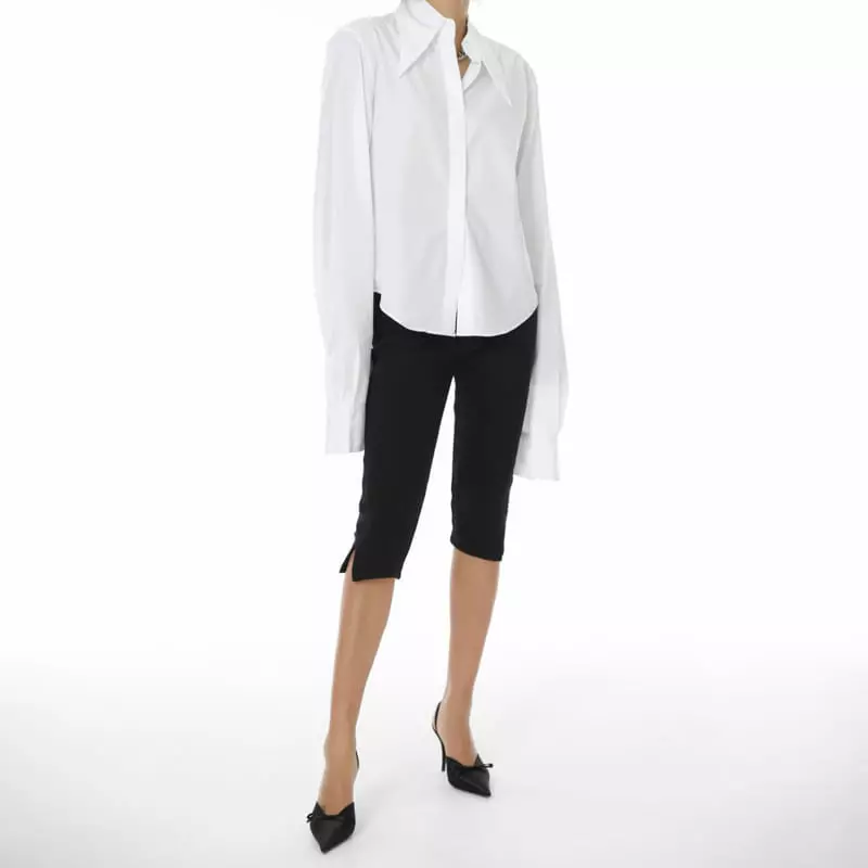 Paper Moon - Korean Women Fashion - #shopsmall - Slit Detail Half Leggings Pants - 9
