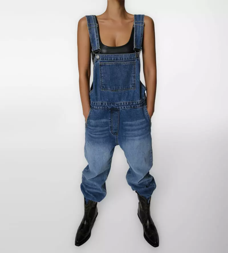 Paper Moon - Korean Women Fashion - #womensfashion - classic blue jeans denim overalls - 11