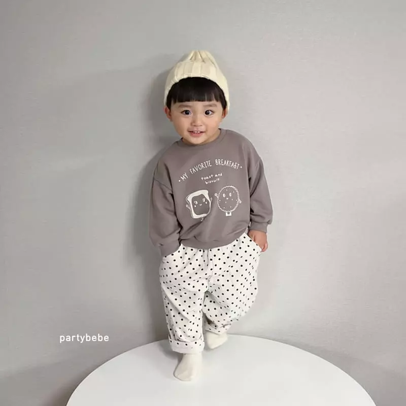 Party Kids - Korean Baby Fashion - #babyboutique - Cookie Sweatshirt - 5
