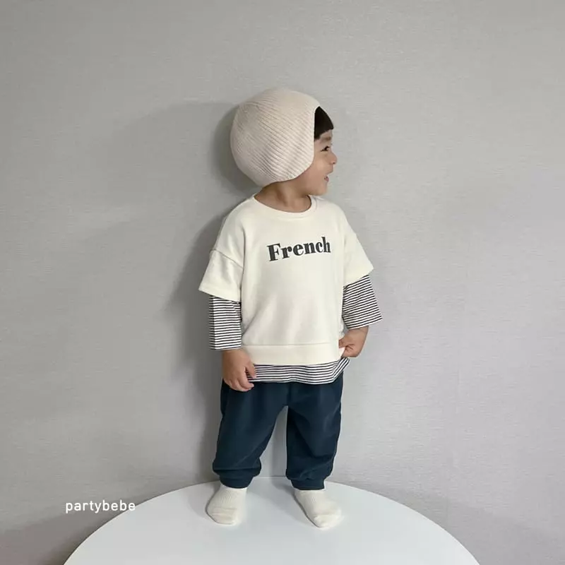 Party Kids - Korean Baby Fashion - #babyboutique - French Sweatshirt - 2