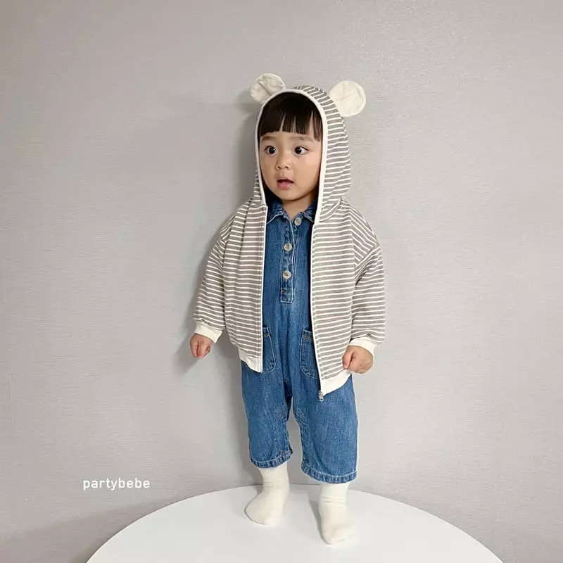 Party Kids - Korean Baby Fashion - #babyboutique - Bear Jumper - 4