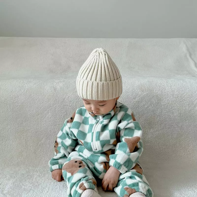 Party Kids - Korean Baby Fashion - #babyfashion - Bear Set UP - 2