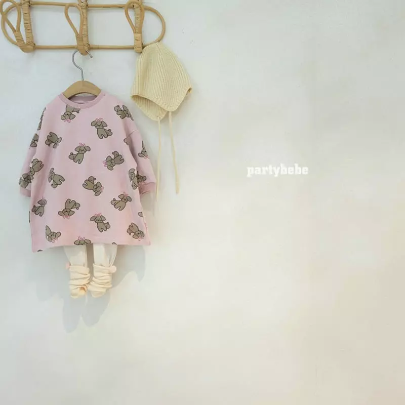 Party Kids - Korean Baby Fashion - #babylifestyle - Rib Foot Leggings - 6