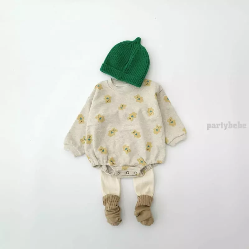 Party Kids - Korean Baby Fashion - #babyoninstagram - Rib Foot Leggings - 7