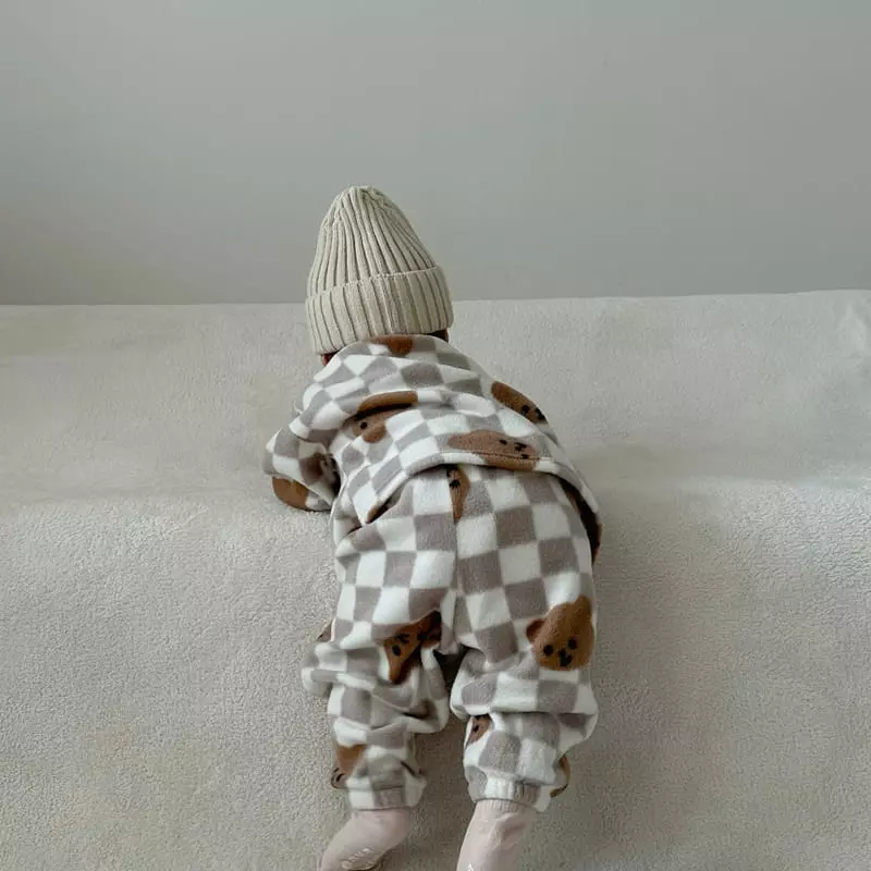 Party Kids - Korean Baby Fashion - #babyootd - Bear Set UP - 7