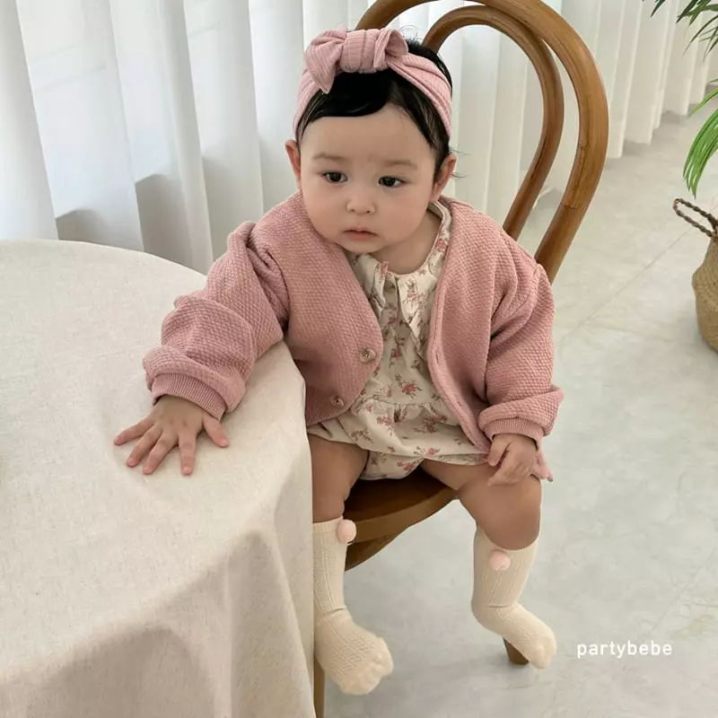 Party Kids - Korean Baby Fashion - #babyoutfit - Mag Butter Cardigan - 3