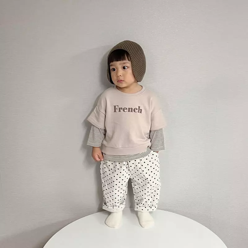 Party Kids - Korean Baby Fashion - #babyoutfit - French Sweatshirt - 12