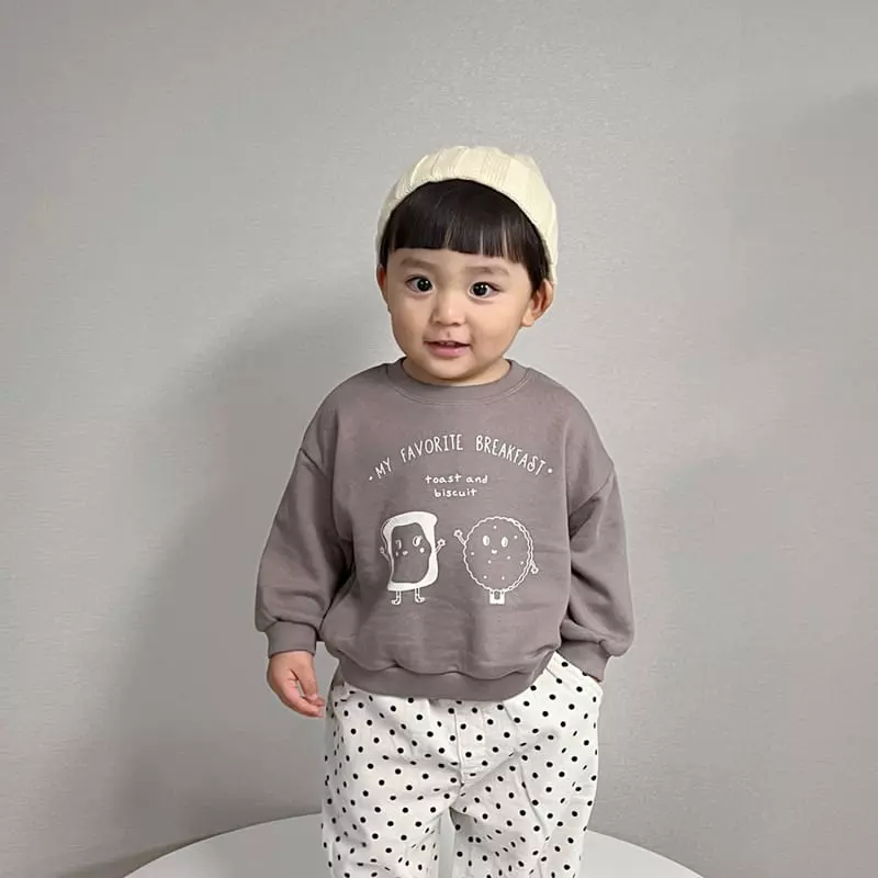 Party Kids - Korean Baby Fashion - #babywear - Cookie Sweatshirt - 2