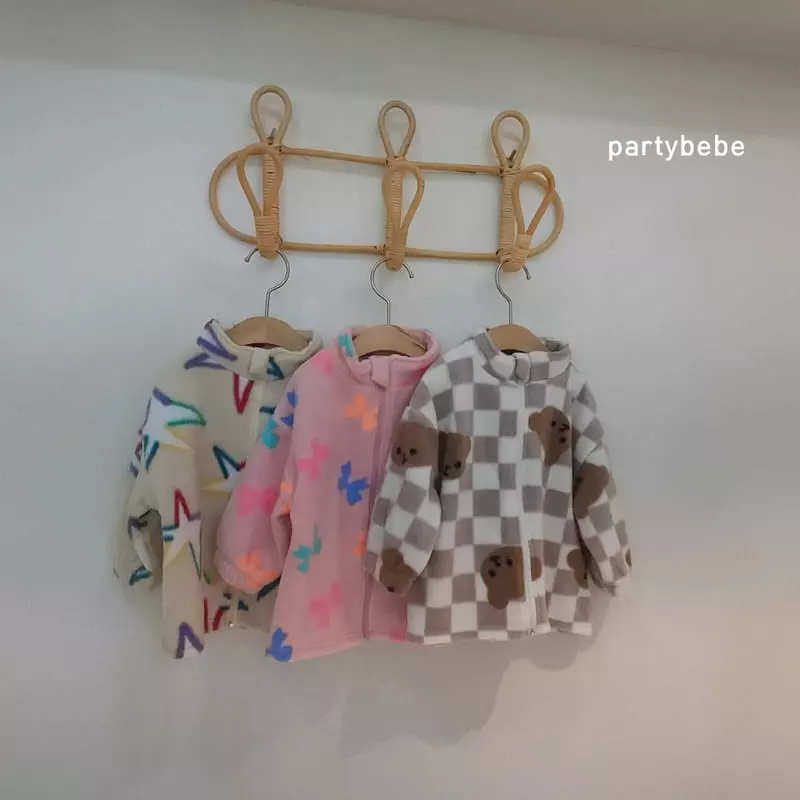 Party Kids - Korean Baby Fashion - #babywear - Fleece Jumper - 12