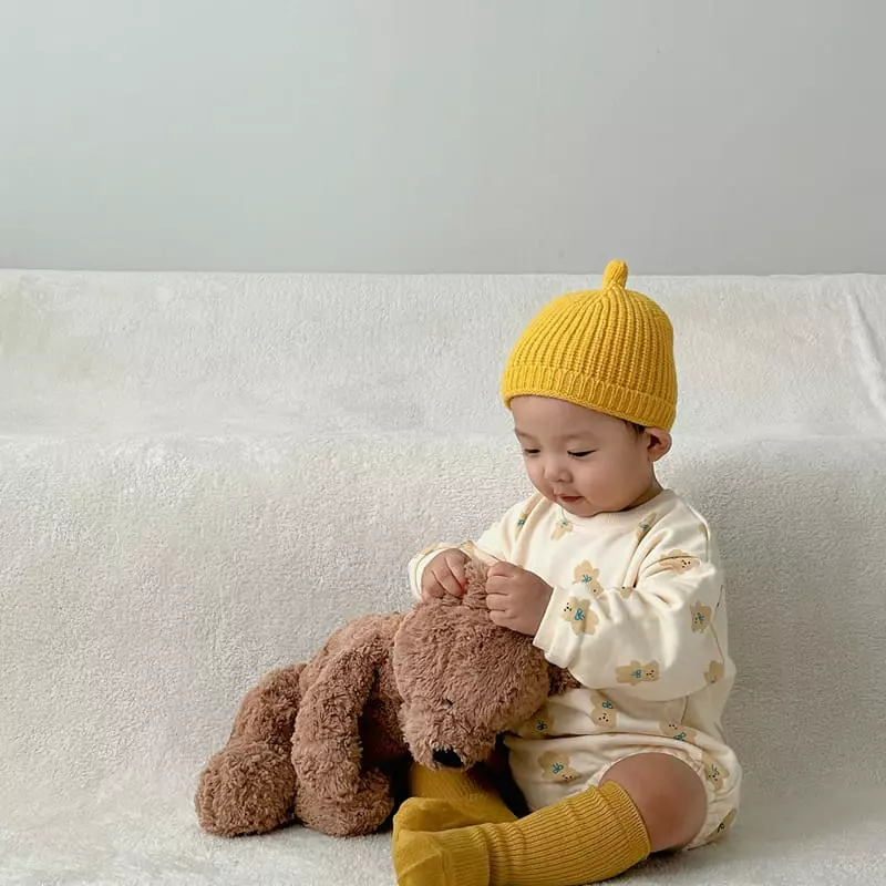 Party Kids - Korean Baby Fashion - #onlinebabyboutique - Ribbon Bear Bodysuit - 8