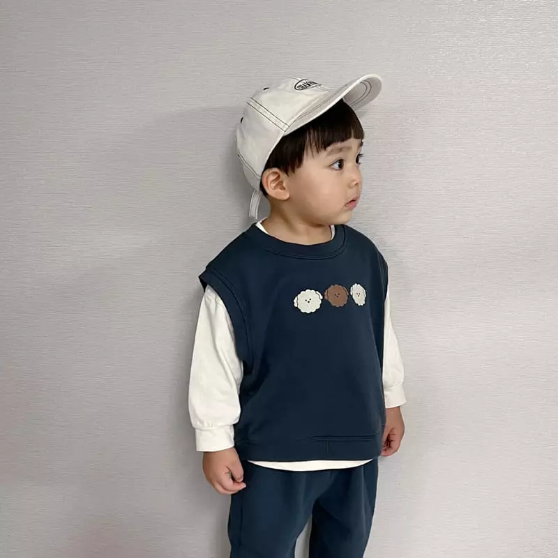 Party Kids - Korean Baby Fashion - #smilingbaby - Bebe Vest - 3