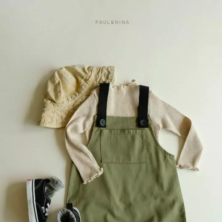 Paul & Nina - Korean Children Fashion - #Kfashion4kids - Rib Frill Tee