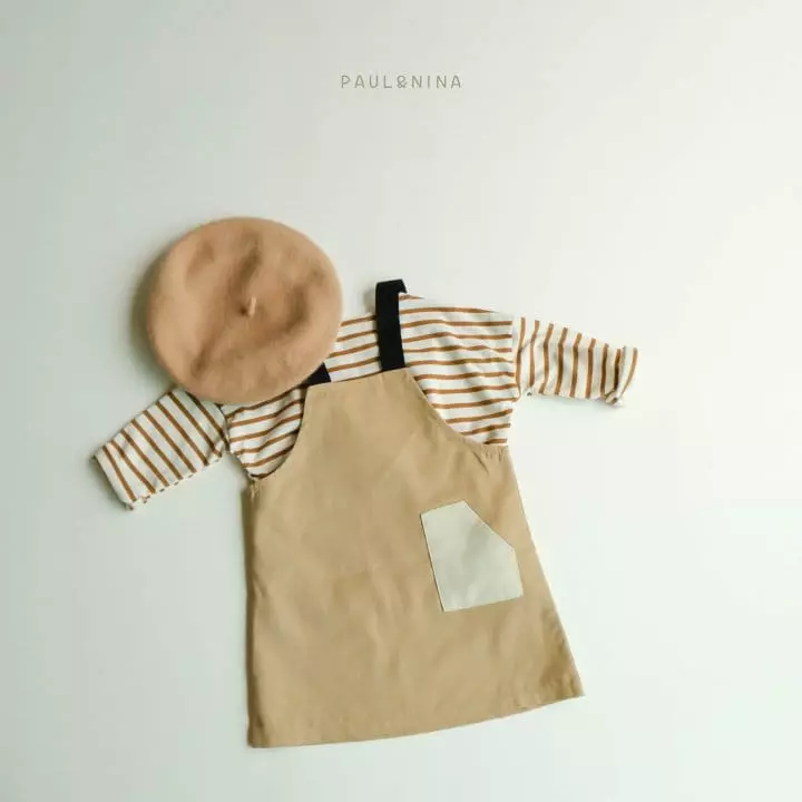 Paul & Nina - Korean Children Fashion - #Kfashion4kids - Pocket Dungarees Skirt - 8