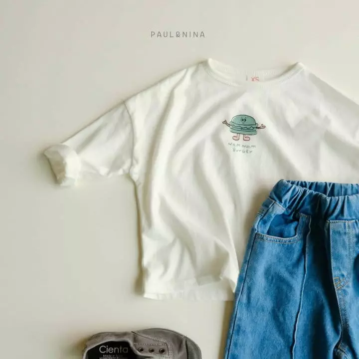 Paul & Nina - Korean Children Fashion - #Kfashion4kids - Hambuger Tee - 3
