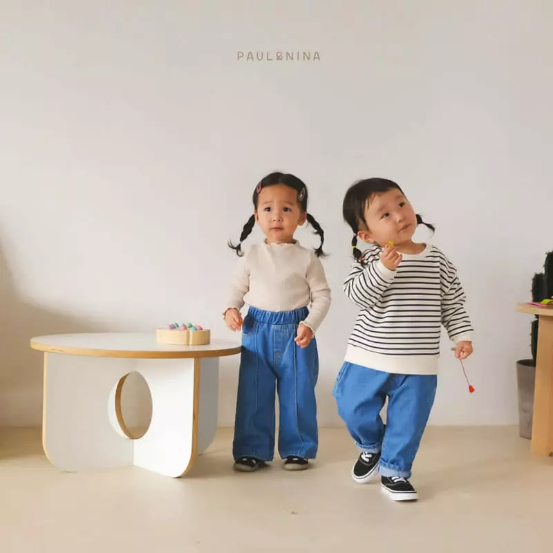 Paul & Nina - Korean Children Fashion - #Kfashion4kids - Pintuck Jeans - 8