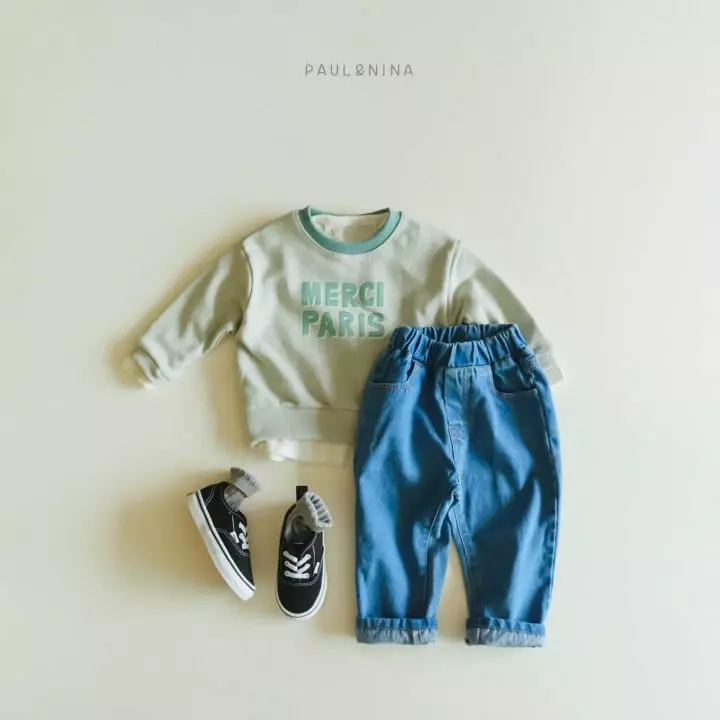Paul & Nina - Korean Children Fashion - #fashionkids - Paris Sweatshirt - 9