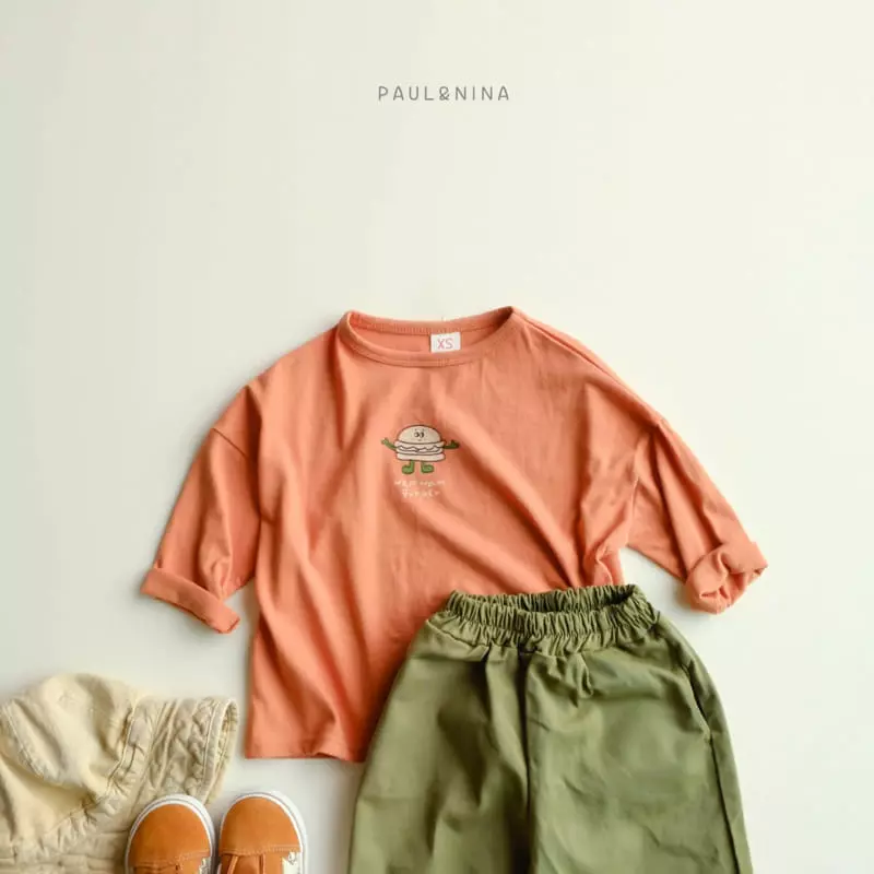 Paul & Nina - Korean Children Fashion - #fashionkids - Hambuger Tee - 2