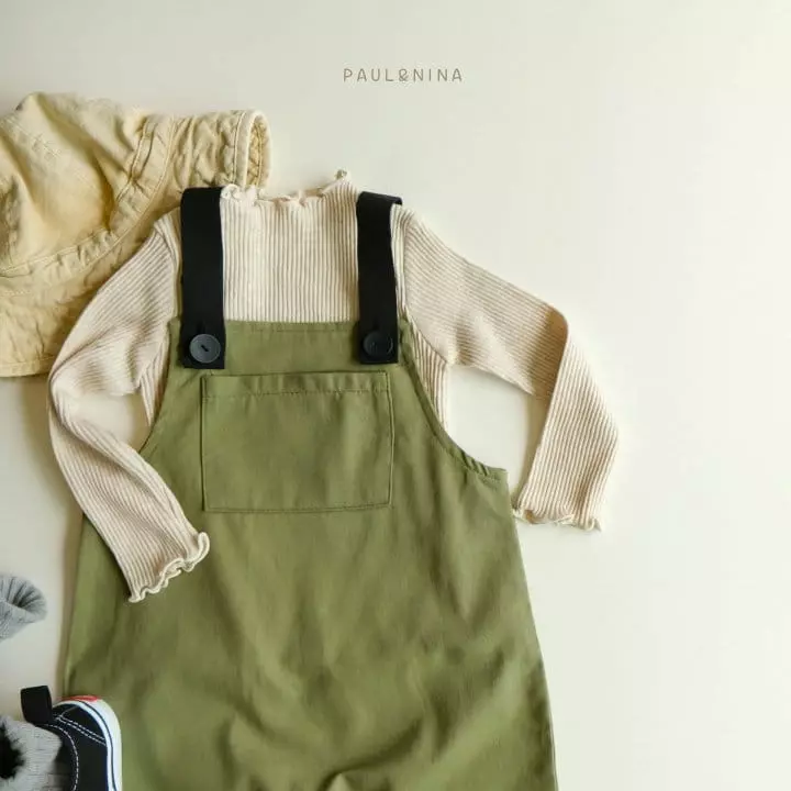 Paul & Nina - Korean Children Fashion - #kidsshorts - Pocket Dungarees Skirt - 5