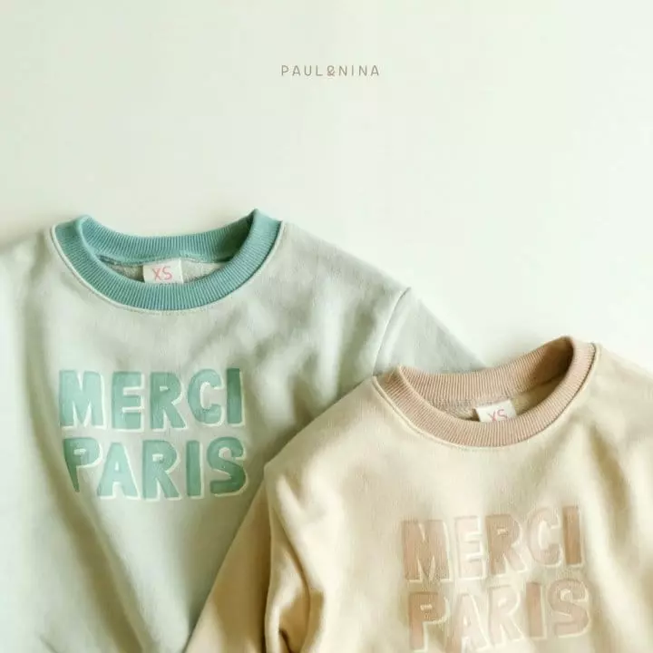Paul & Nina - Korean Children Fashion - #kidzfashiontrend - Paris Sweatshirt - 12