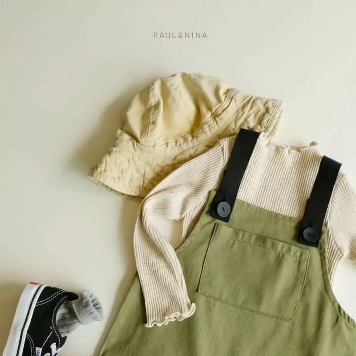 Paul & Nina - Korean Children Fashion - #kidzfashiontrend - Pocket Dungarees Skirt - 7