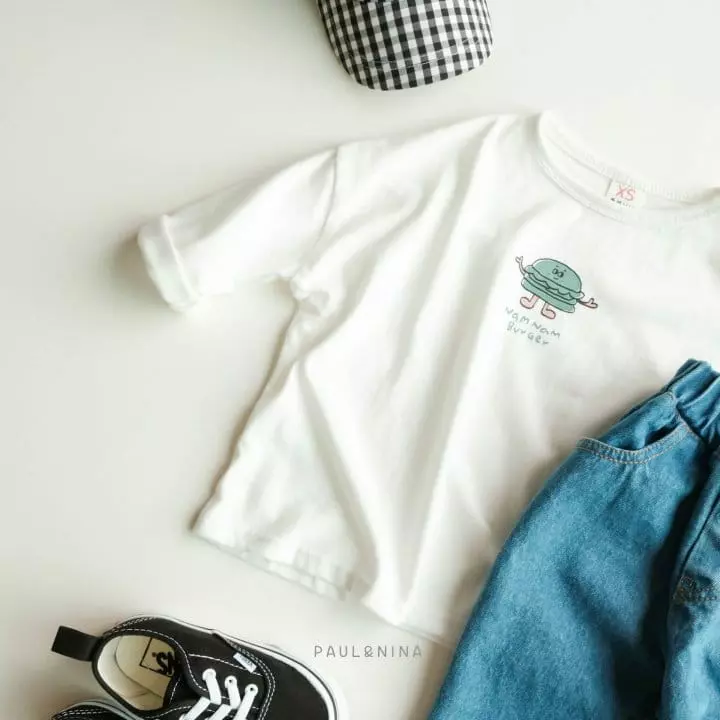 Paul & Nina - Korean Children Fashion - #kidzfashiontrend - Hambuger Tee - 2