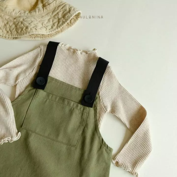 Paul & Nina - Korean Children Fashion - #magicofchildhood - Rib Frill Tee - 3