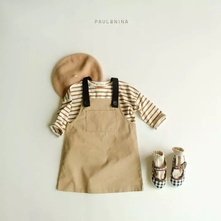 Paul & Nina - Korean Children Fashion - #magicofchildhood - Pocket Dungarees Skirt - 10