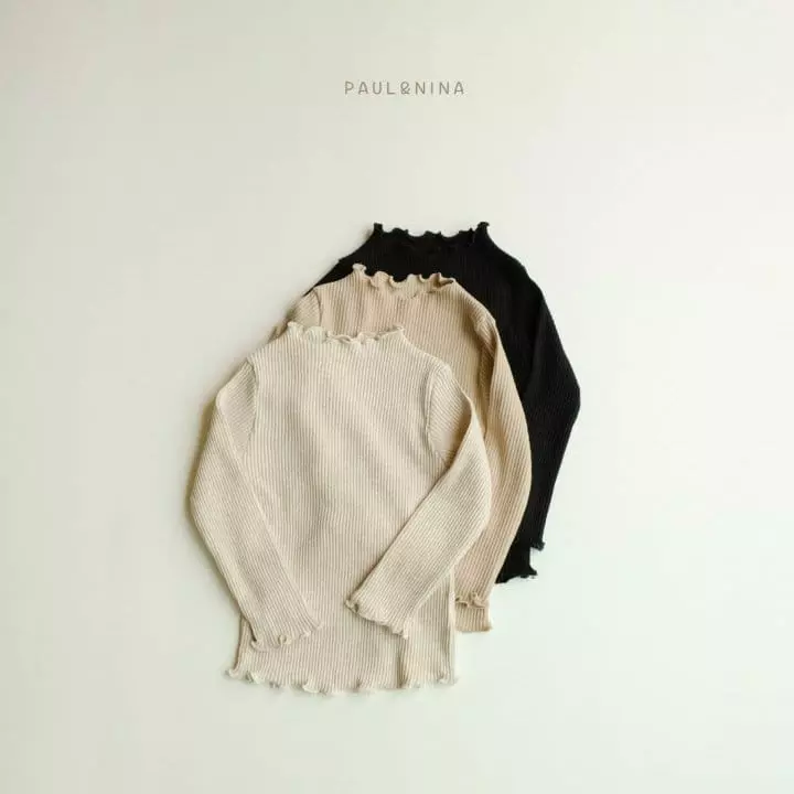 Paul & Nina - Korean Children Fashion - #magicofchildhood - Rib Frill Tee - 4