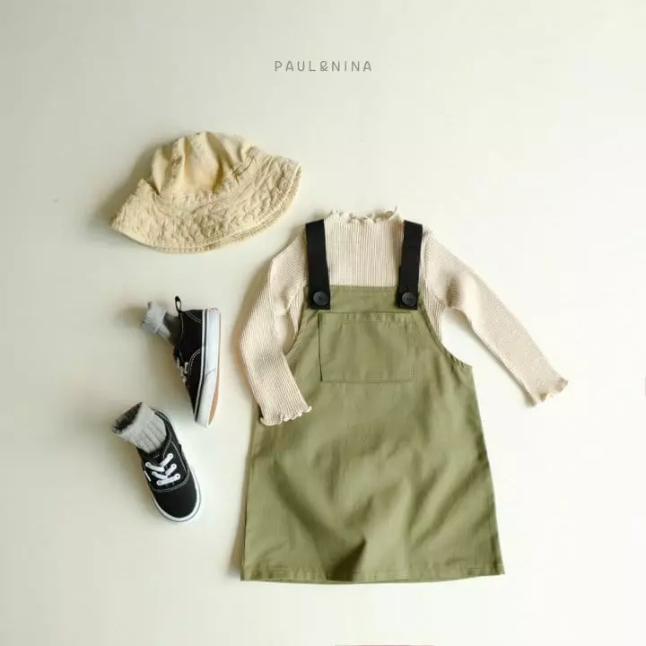 Paul & Nina - Korean Children Fashion - #prettylittlegirls - Rib Frill Tee - 5