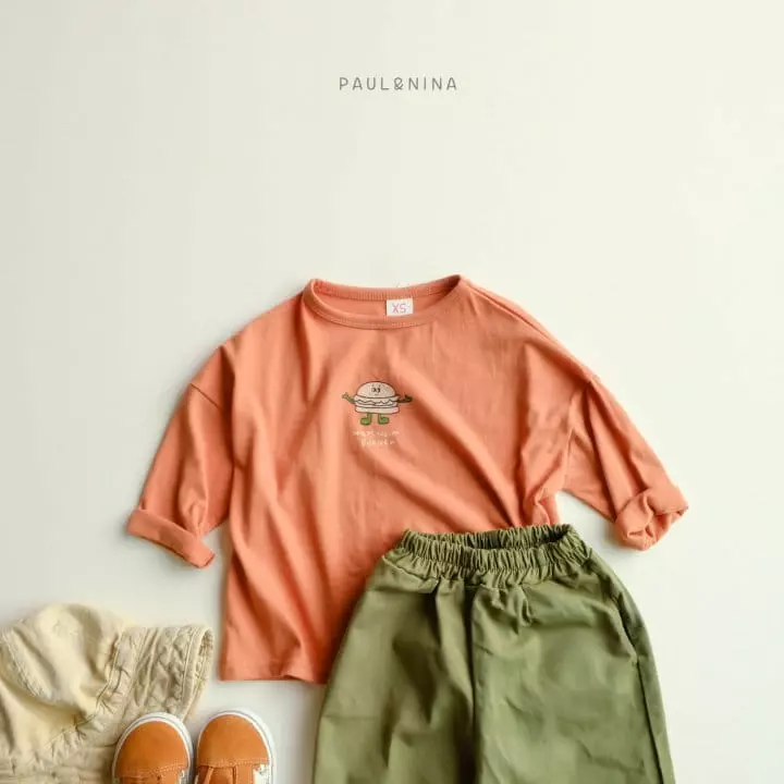 Paul & Nina - Korean Children Fashion - #stylishchildhood - Hambuger Tee - 10