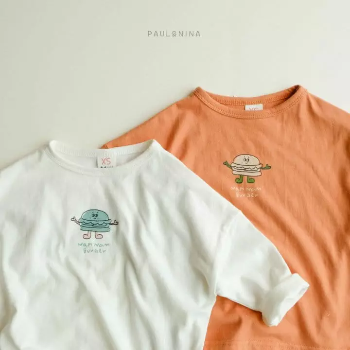 Paul & Nina - Korean Children Fashion - #todddlerfashion - Hambuger Tee - 8