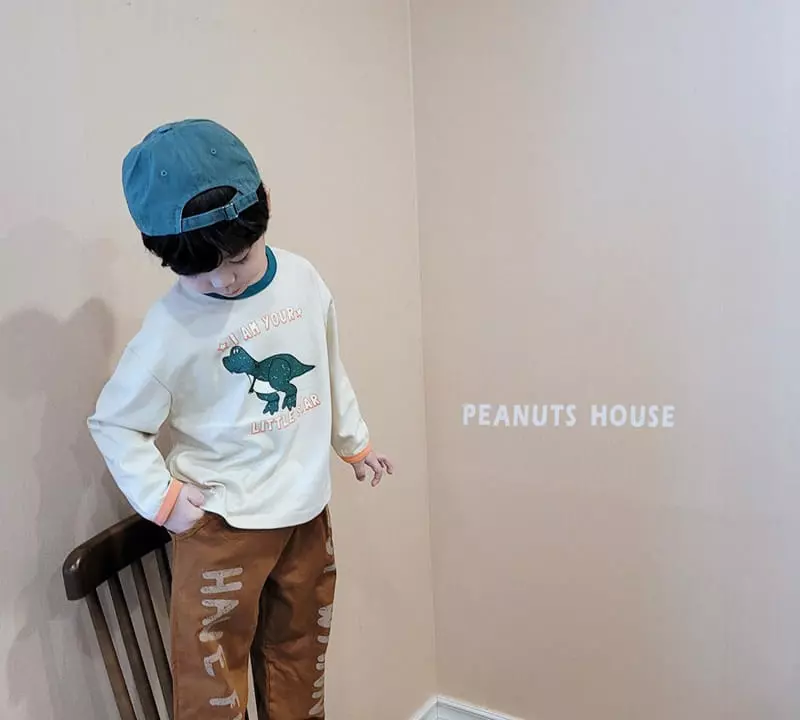 Peanuts - Korean Children Fashion - #kidsshorts - Dino Tee - 5