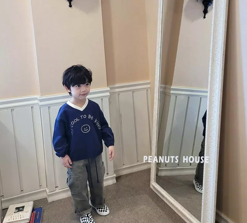 Peanuts - Korean Children Fashion - #kidsshorts - V Neck Tee - 4