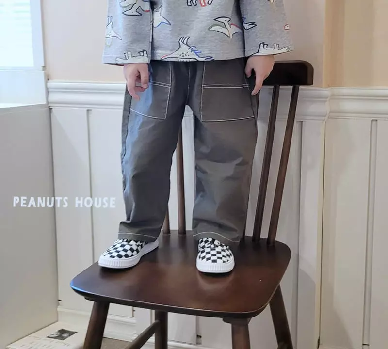 Peanuts - Korean Children Fashion - #littlefashionista - Pocket Pants - 5