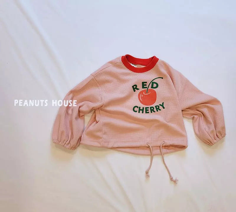 Peanuts - Korean Children Fashion - #prettylittlegirls - Cherry Tee
